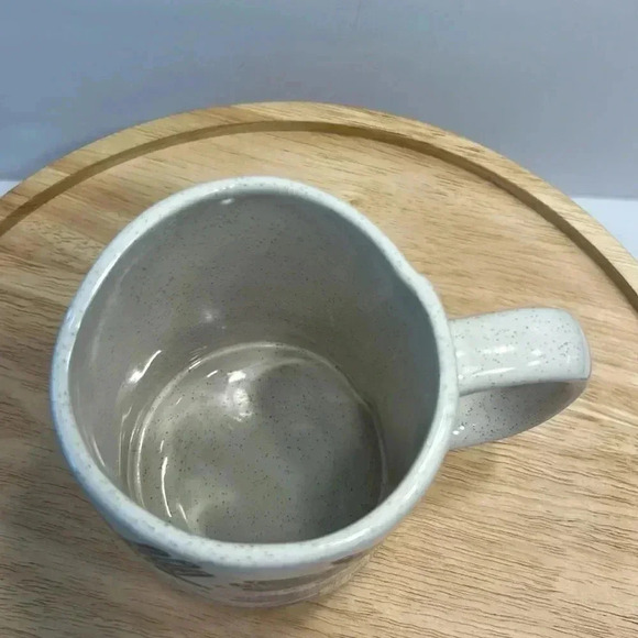 Large ceramic mug Potter’s corner hamsa hand evil eye 🪬 18 fl oz 5” tall - Picture 2 of 5